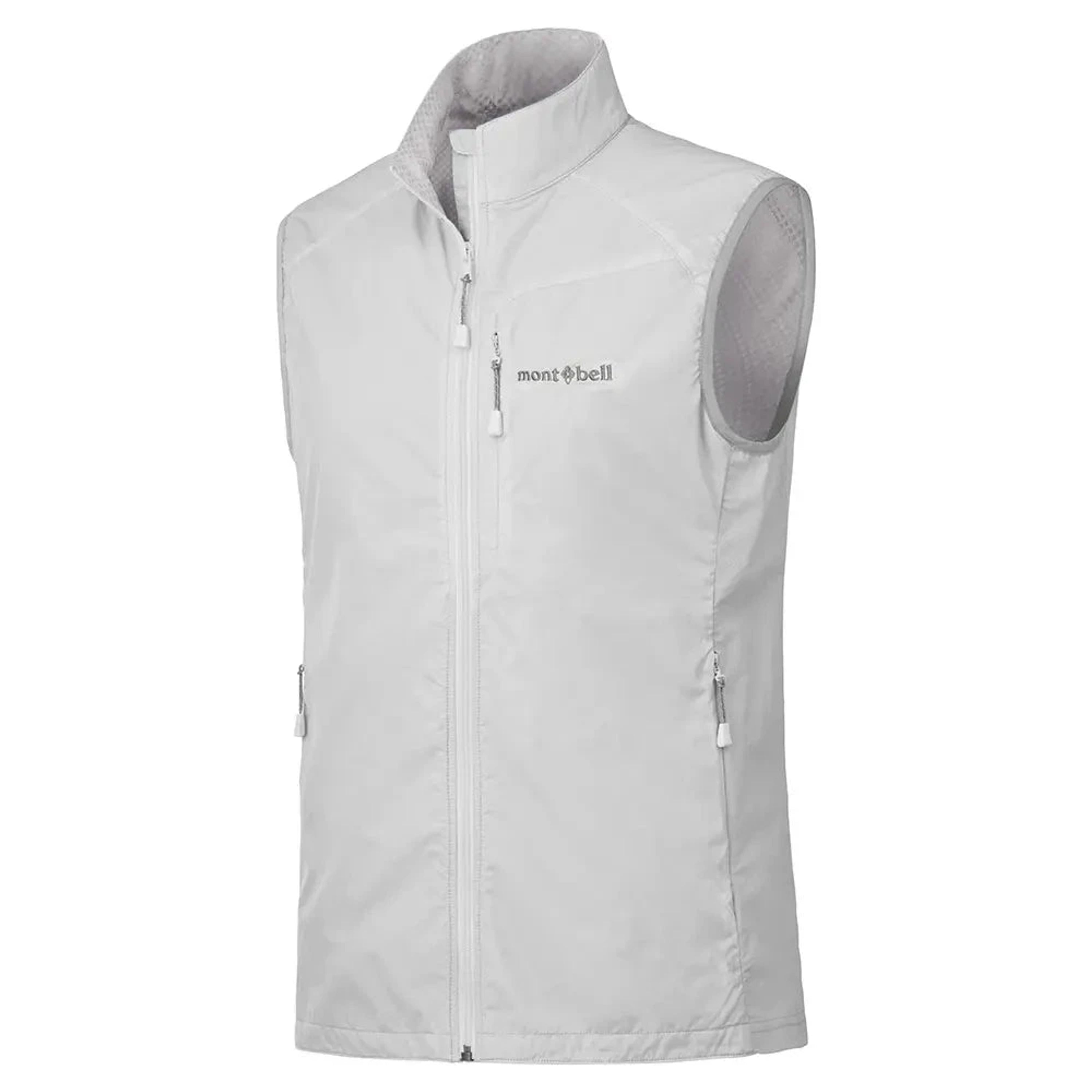 Montbell Women's Light Shell Vest Light Grey S 