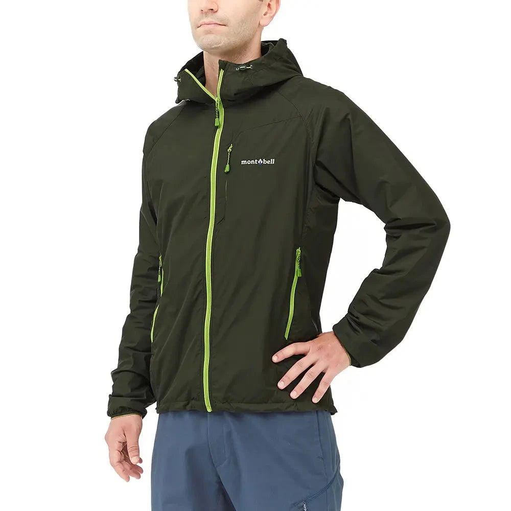 Montbell Men's Light Shell Hooded Jacket 