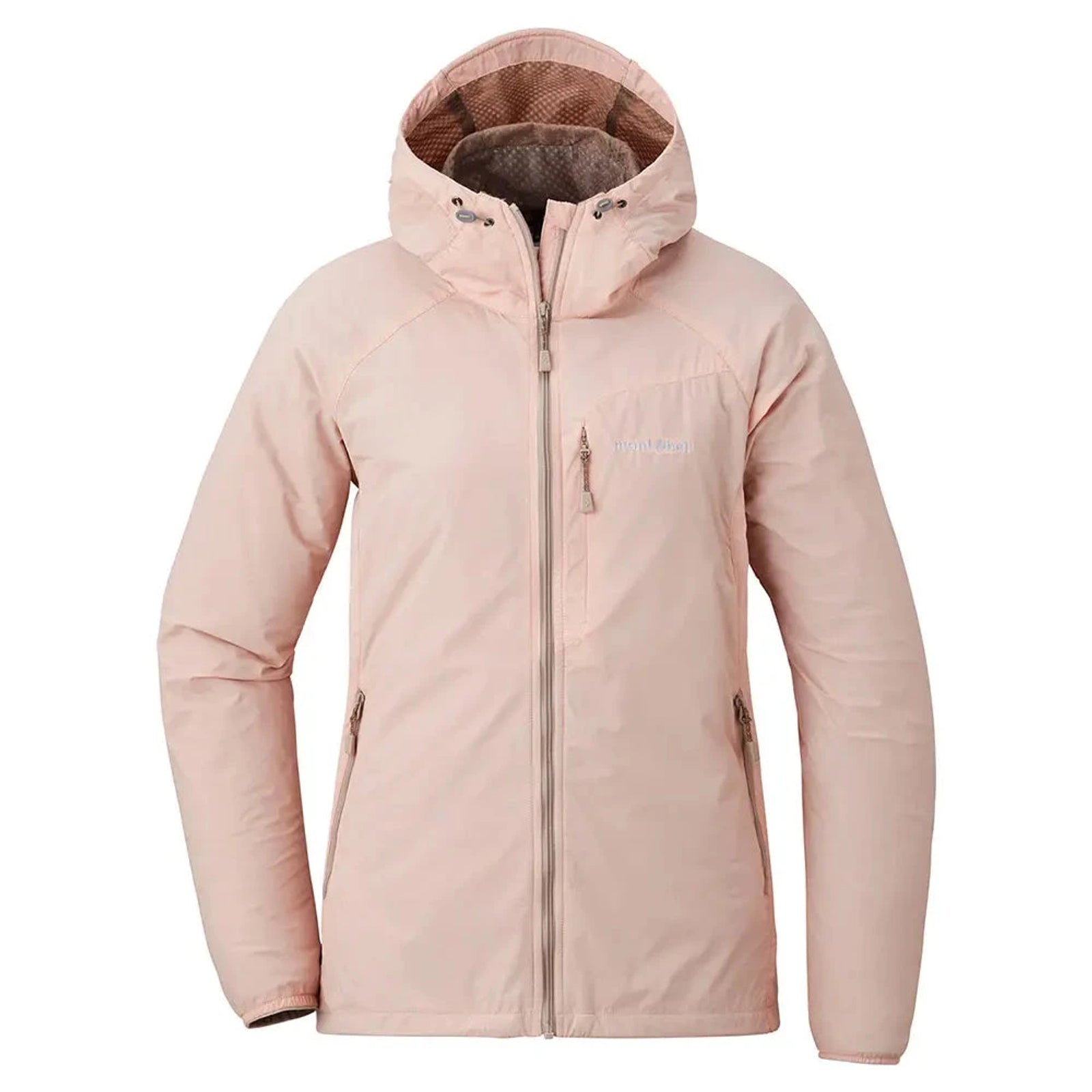 Montbell Women's Light Shell Hooded Jacket Coral Pink S 