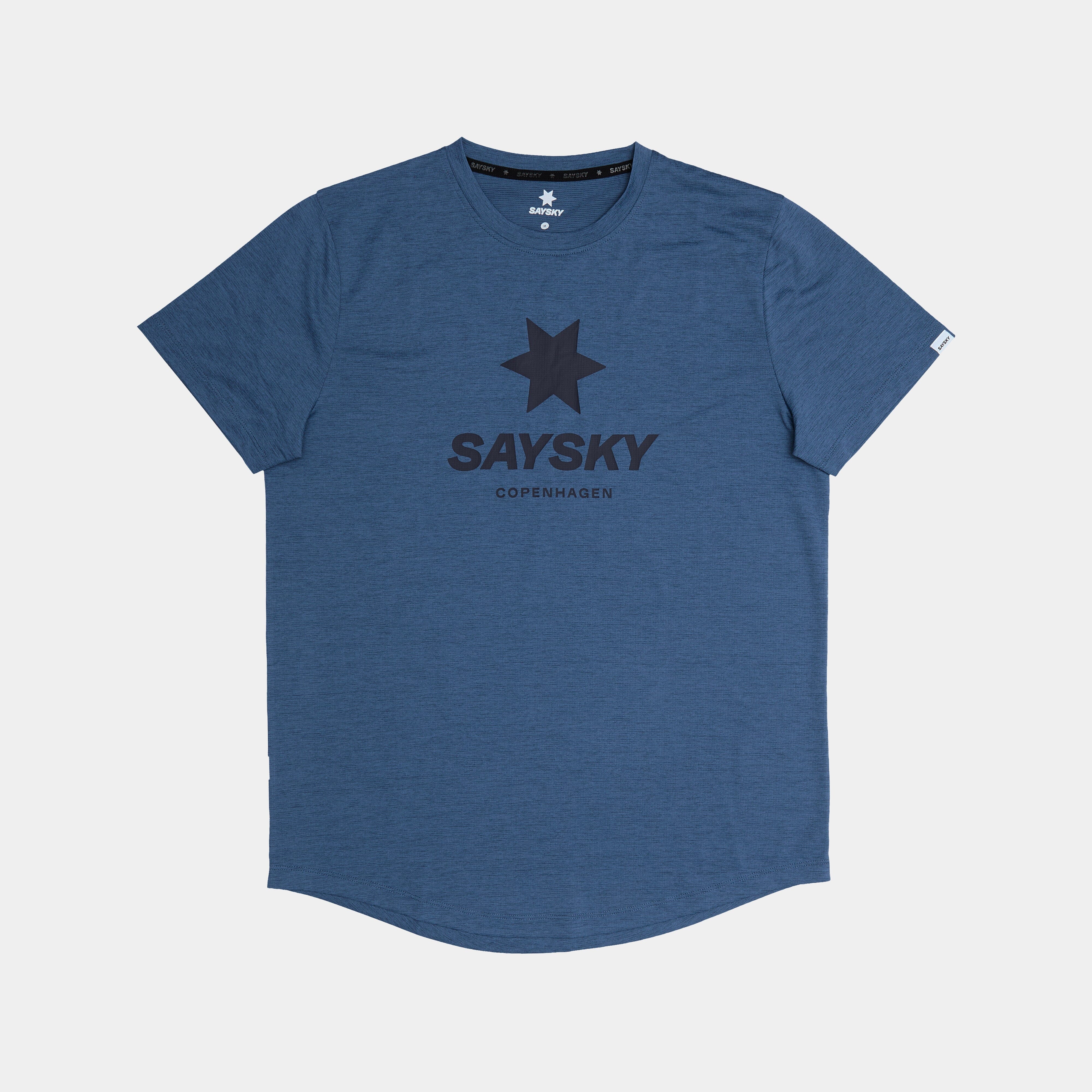 Saysky Men's Logo Combat Pro T-shirt Steel Blue S 