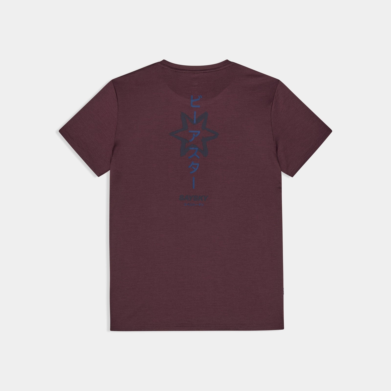 Saysky Men's Statement Pace T-shirt Burgundy S