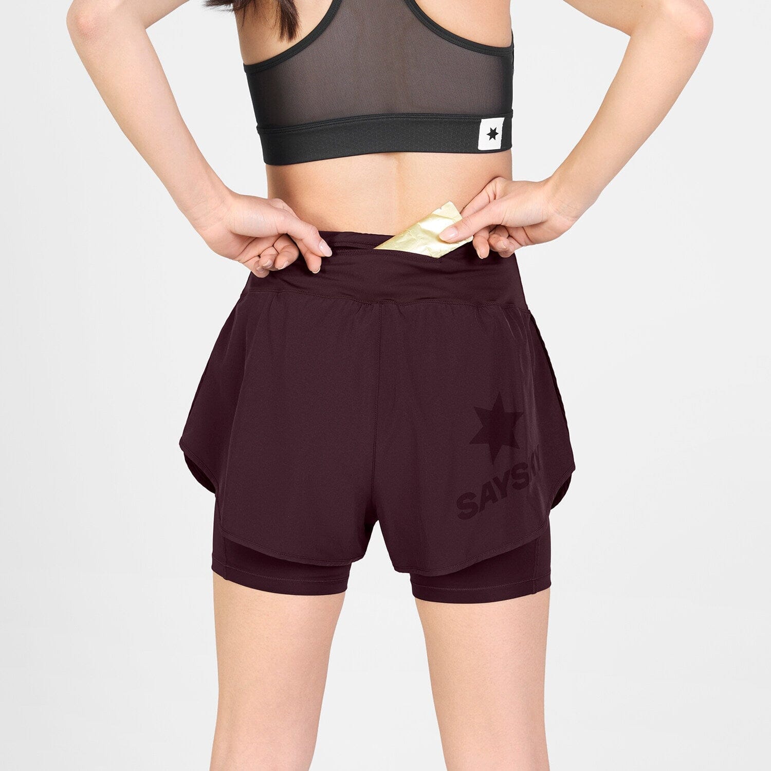 Saysky Women's 2 in 1 Pace Shorts 3''