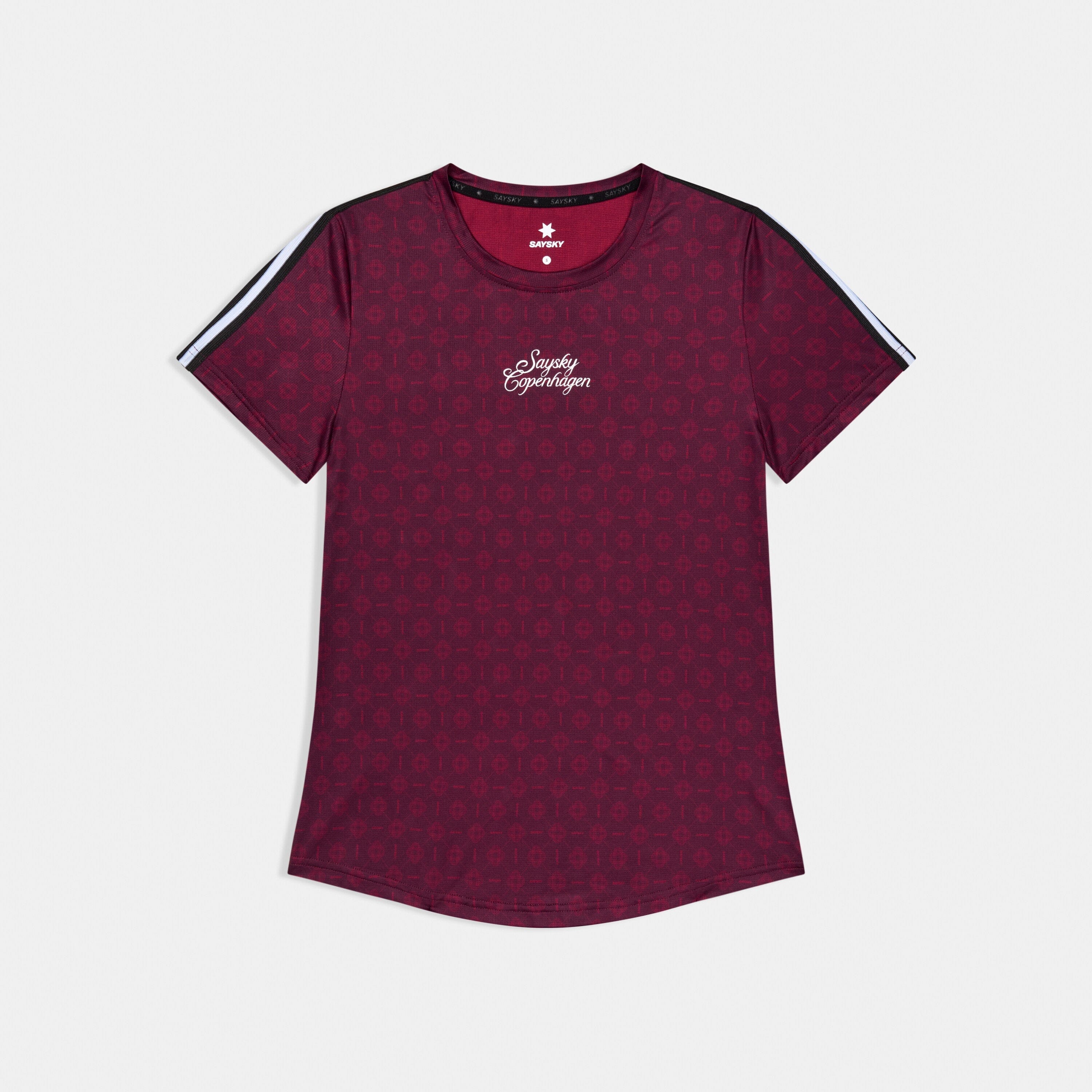 Saysky Women's Couture Combat T-Shirt Burgundy Couture XS