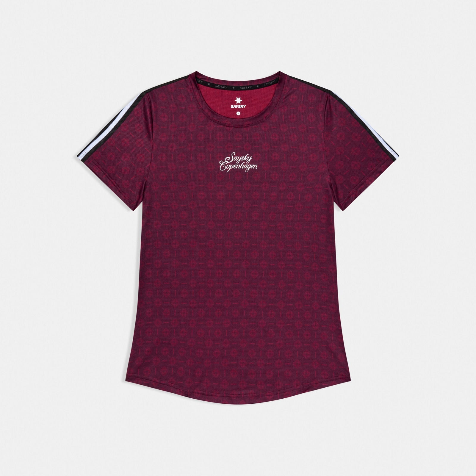 Saysky Women's Couture Combat T-Shirt Burgundy Couture XS