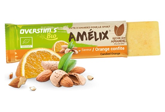 OVERSTIM.s Organic Amelix Energy Bar Candied Orange/Almond 