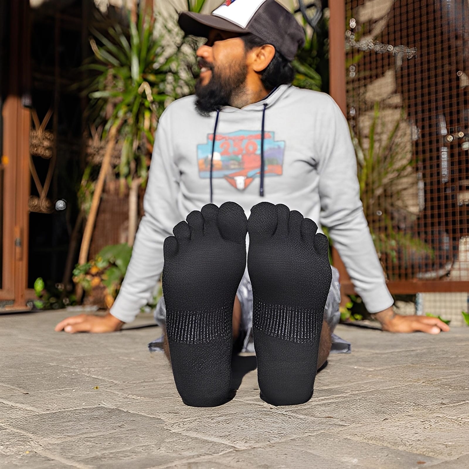 Injinji Run Lightweight No‑Show Socks 