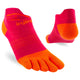 Injinji Women's Run Lightweight No‑Show Socks Chili XS/S 