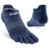 Injinji Women's Run Lightweight No‑Show Socks Navy XS/S 