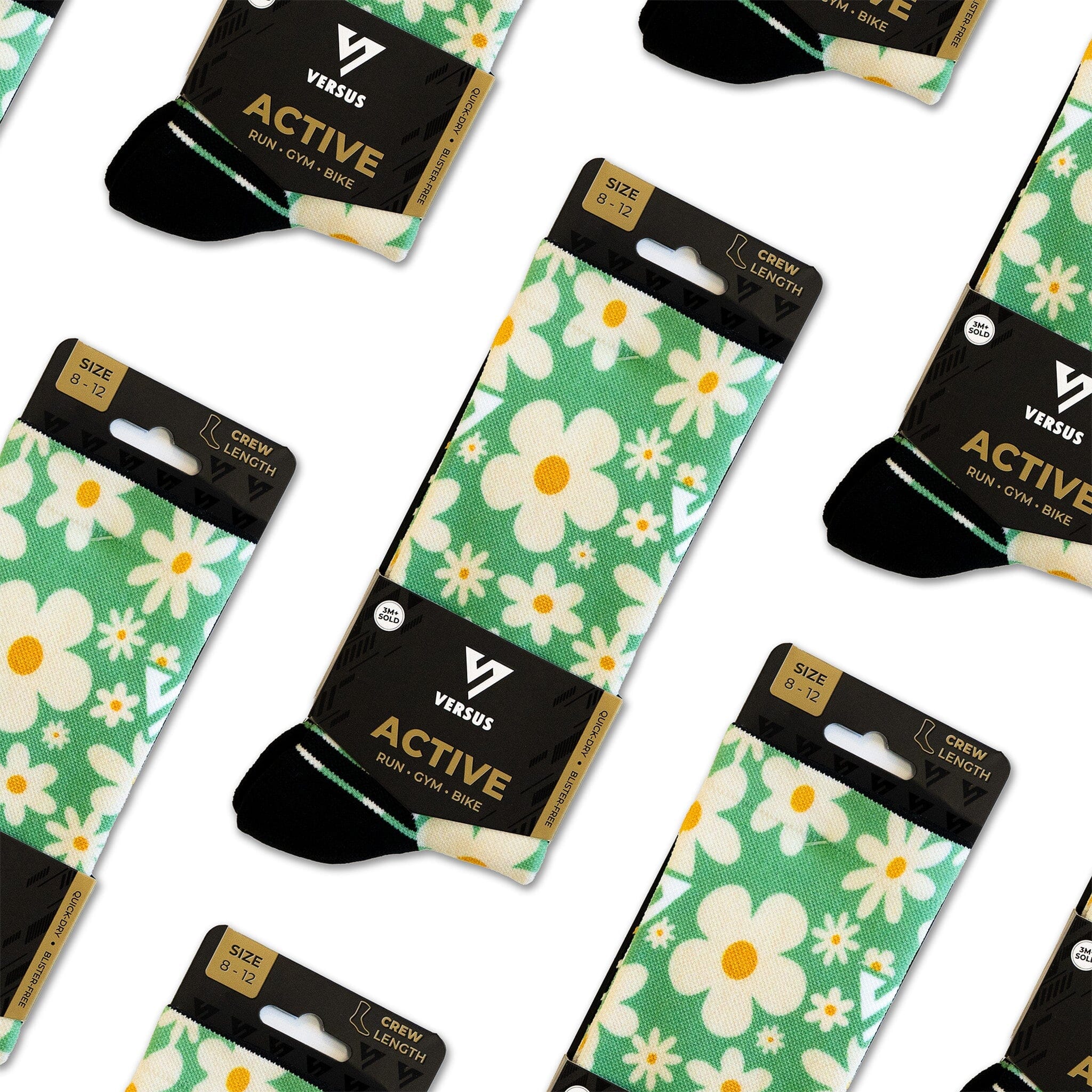 Versus Wild Bloom Active Crew Socks 