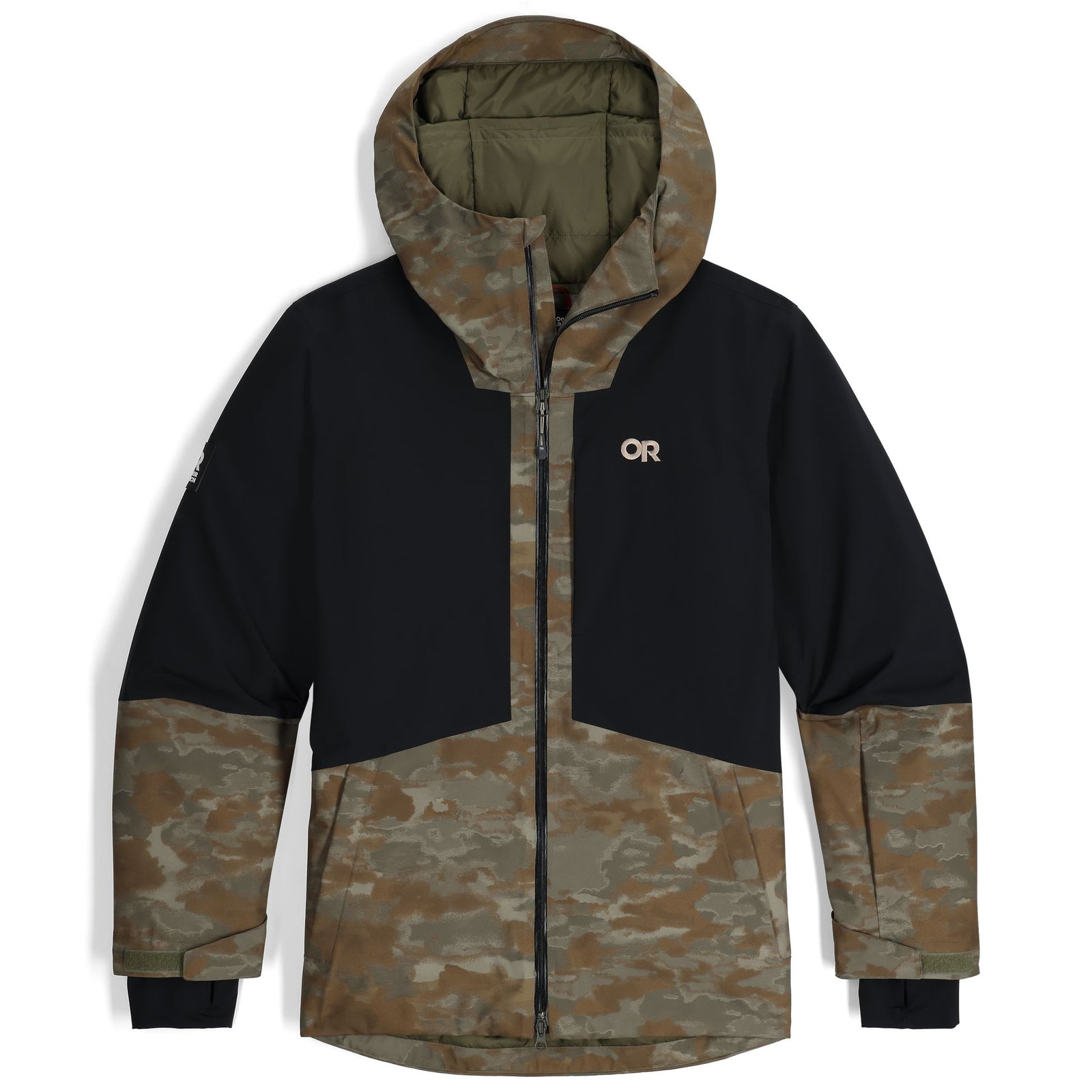 Outdoor Research Men's Snowcrew Jacket Ranger Green Camo/Black S 