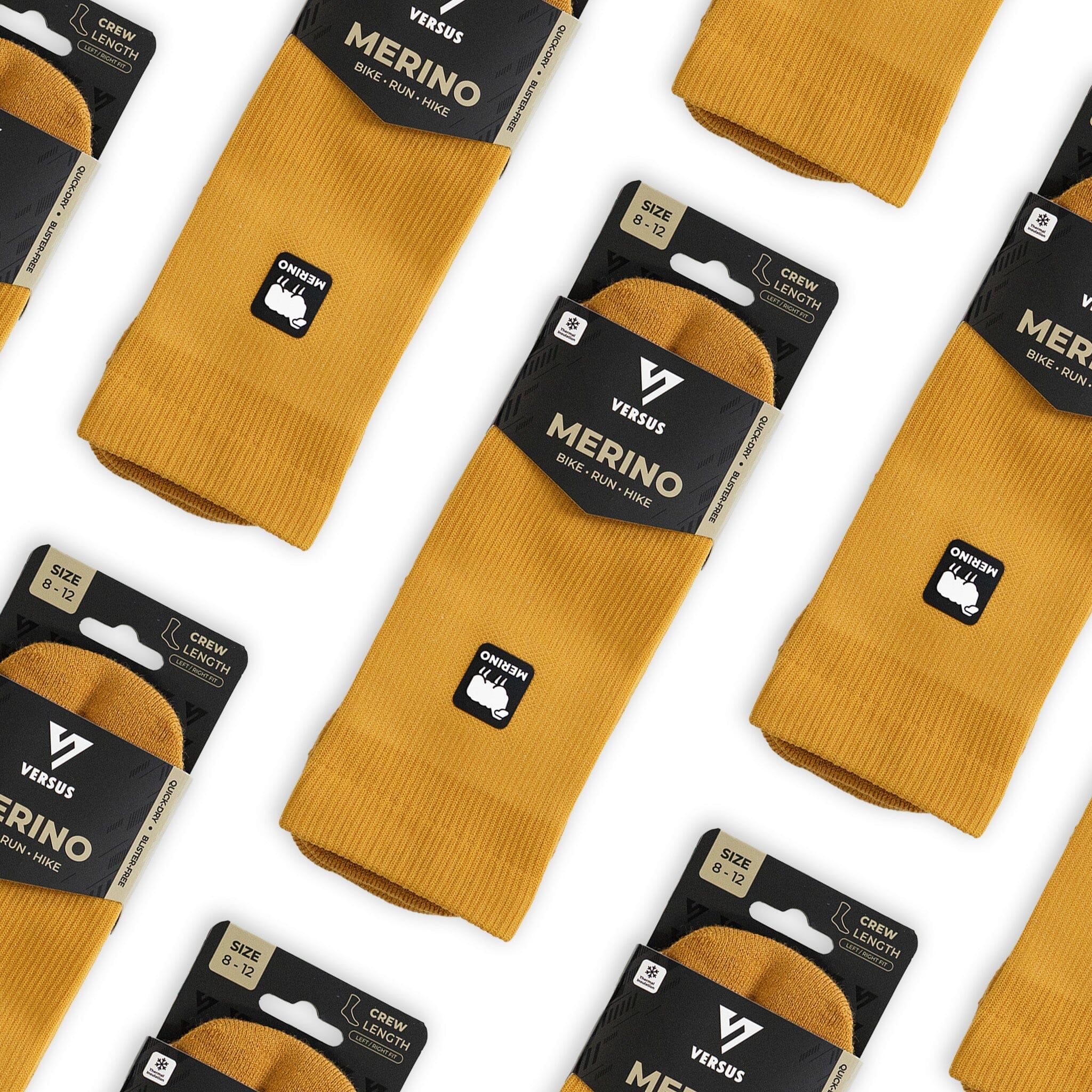 Versus Honey Blaze Merino Winter Socks 