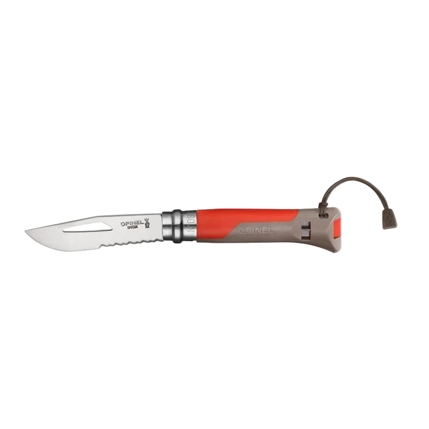 Opinel N°08 Outdoor Earth Knife Red 