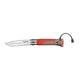 Opinel N°08 Outdoor Earth Knife Red 