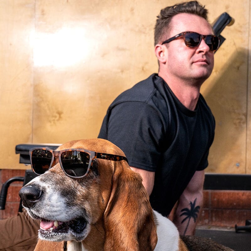 goodr OG - Sports Sunglasses - Bosley's Basset Hound Dreams 