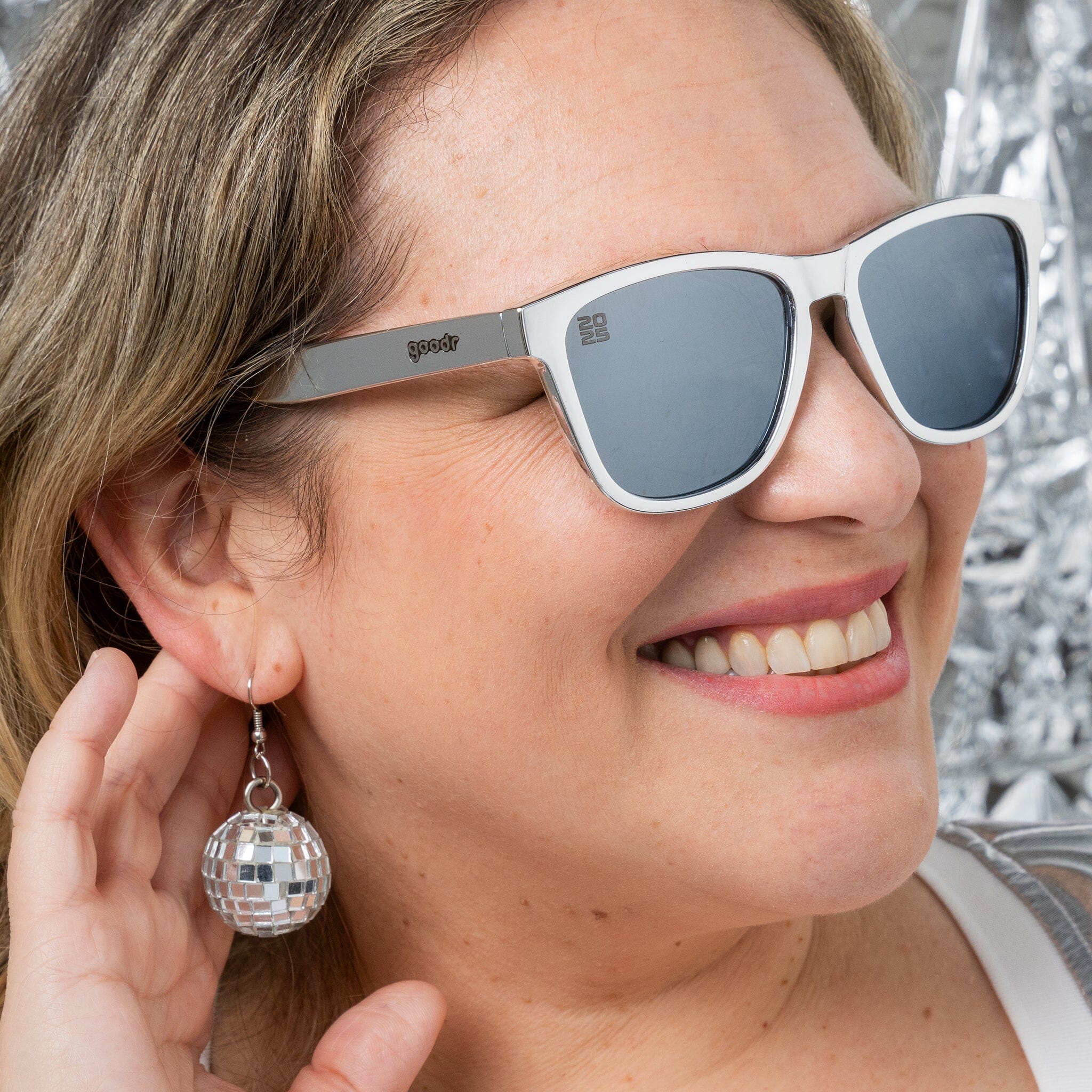 goodr OG - Sports Sunglasses - Chrome by Midnight 