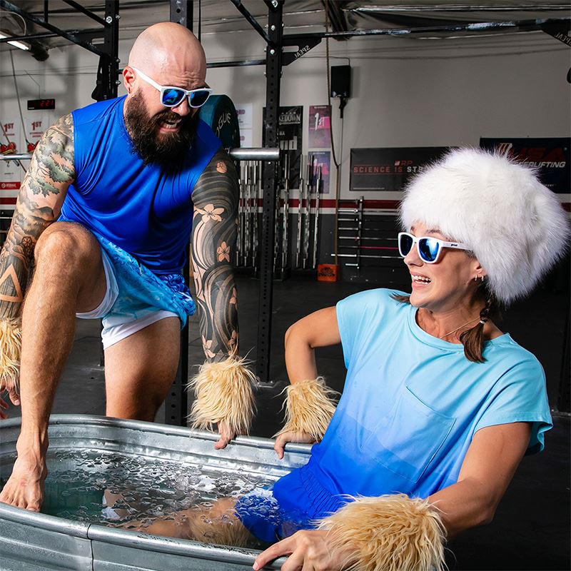 goodr OG - Sports Sunglasses - Iced By Yetis 