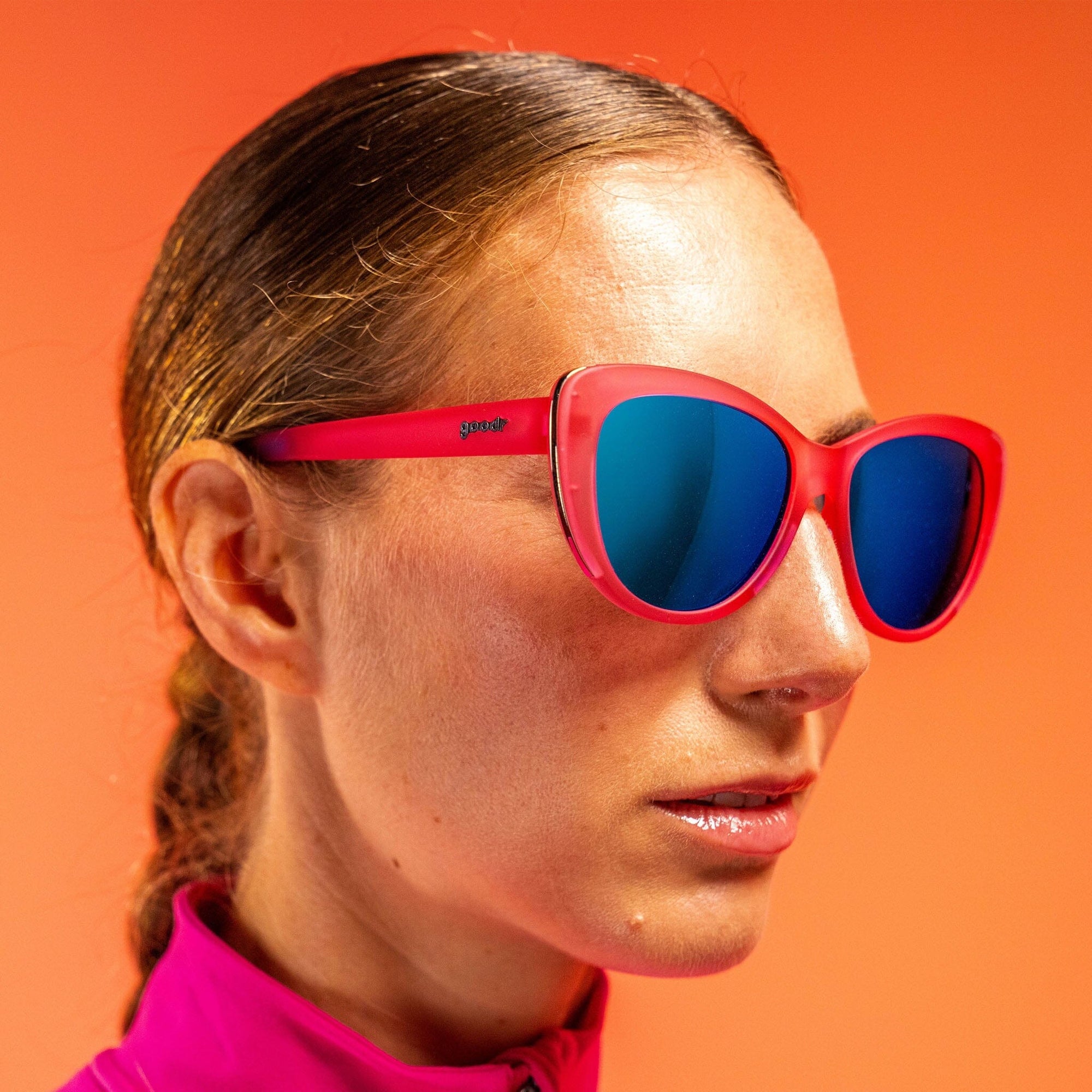 goodr Glam G - Sports Sunglasses - Flamingo Couture 