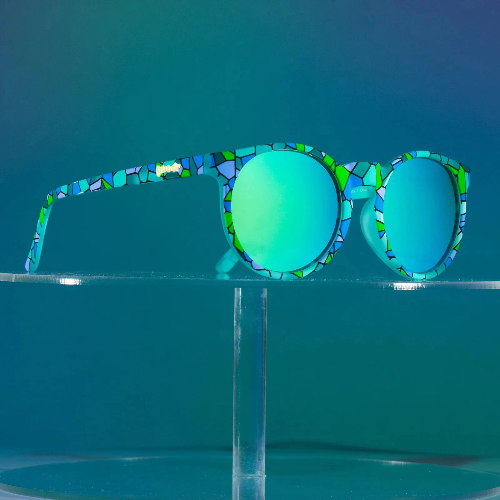 goodr Circle G - Sports Sunglasses - Moody Mosaic Musings Default One Size 