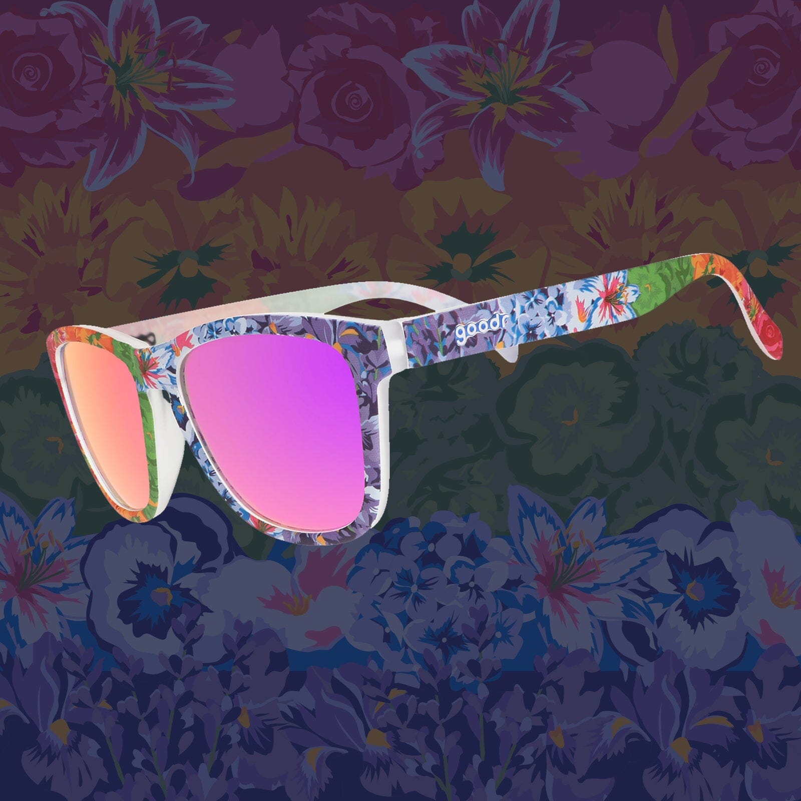 goodr OG - Sports Sunglasses - Pride In Full Bloom 