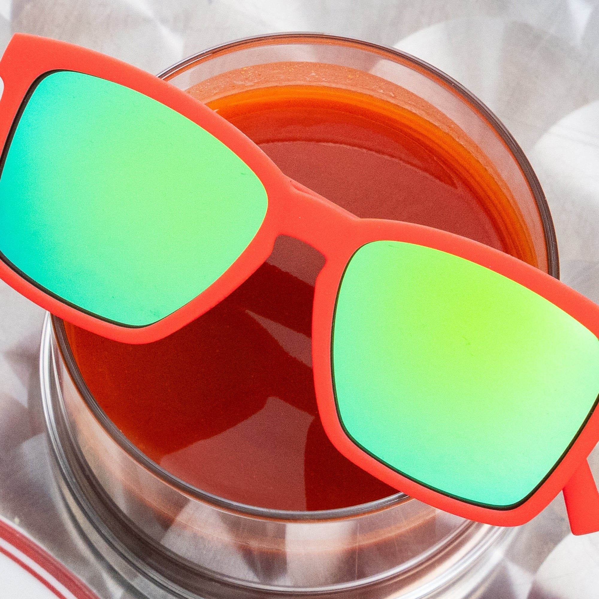 goodr LFG - Sports Sunglasses - The Devil's Ketchup 