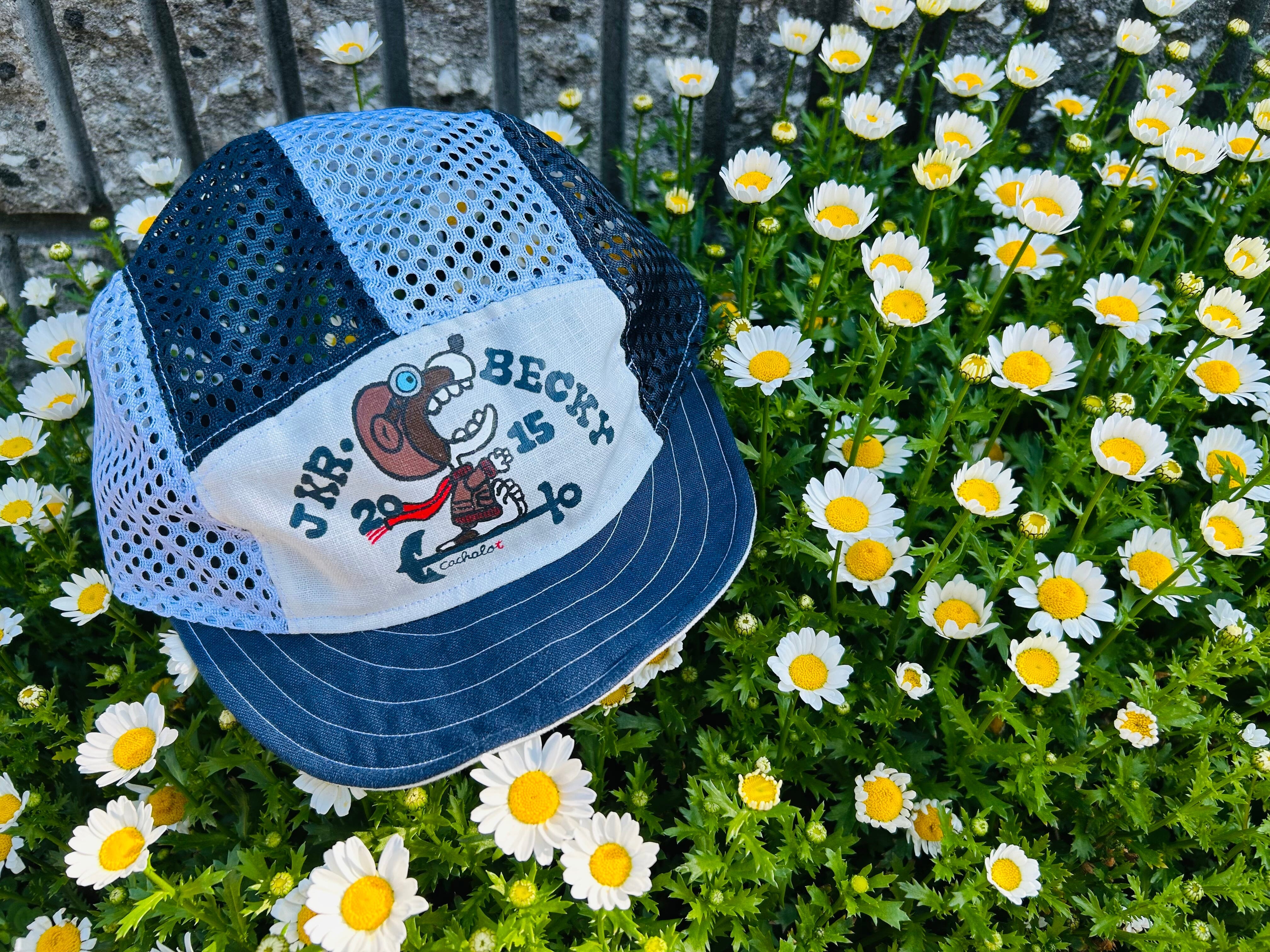 CACHALOT cycleworks JKR・BECKY Linen Hand Paint Jet Cap