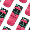 Versus Popsicle Pink Running Quarter Socks 