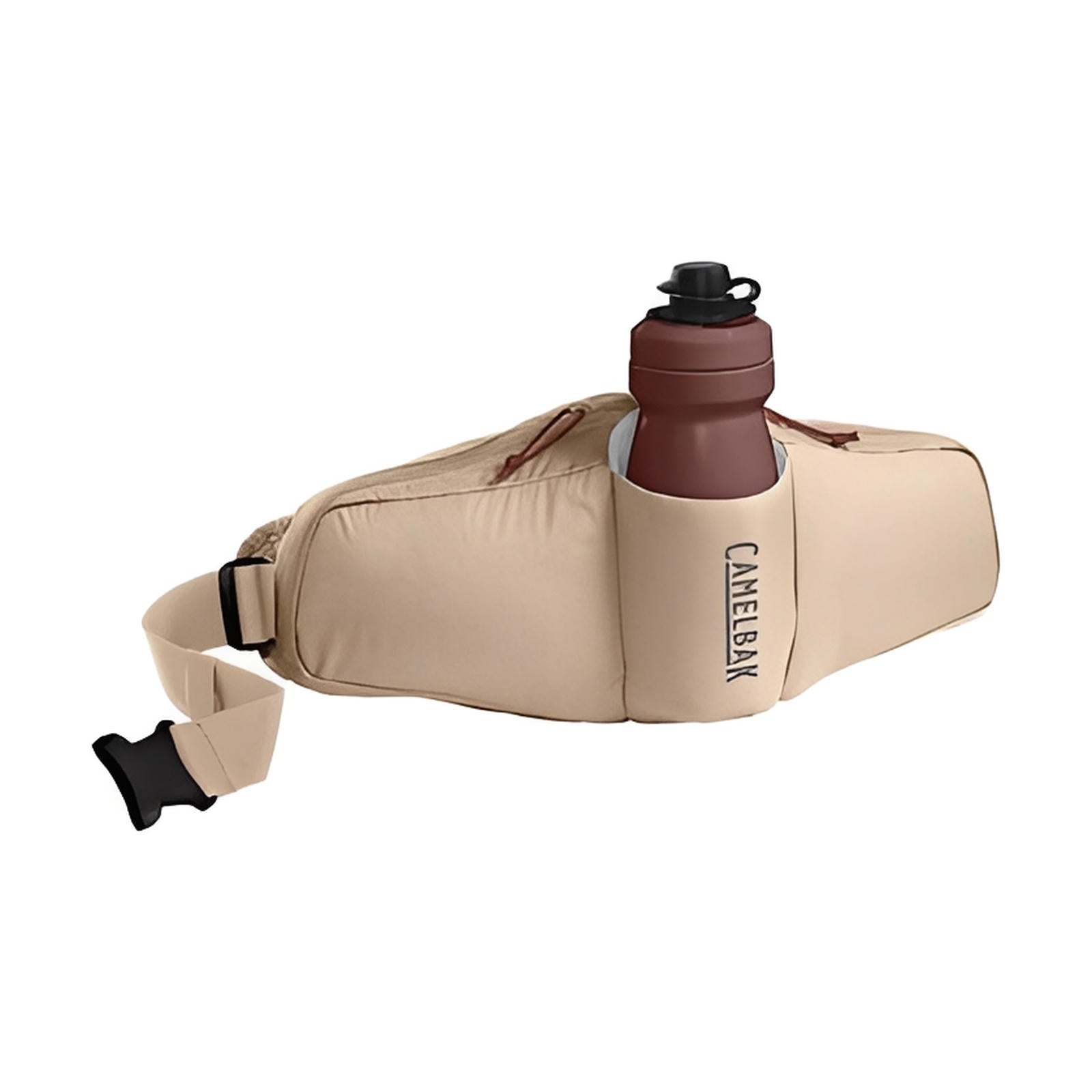 Camelbak Podium Flow 2 Waist Pack w/ 21oz Podium Dirt Series Bottle Moondust 