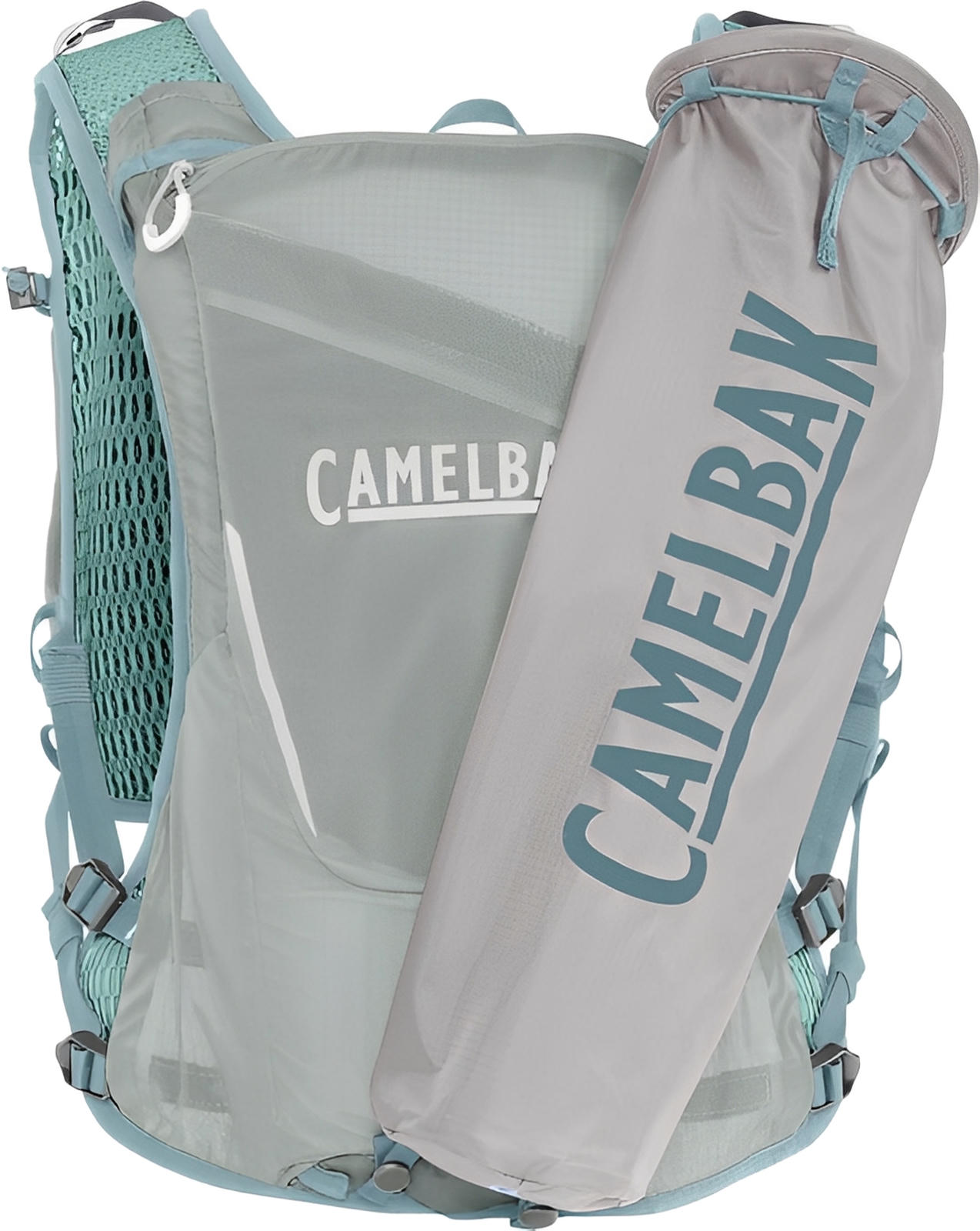 Camelbak Zephyr™ Pro Running Vest with 2x500ml (2x17oz) Quick Stow Flasks Pigeon/Blue Surf 