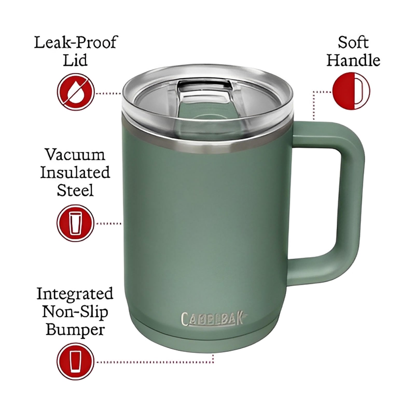 Camelbak Leak-Proof Insulated Stainless Steel Thrive Mug 16oz (0.5L) 