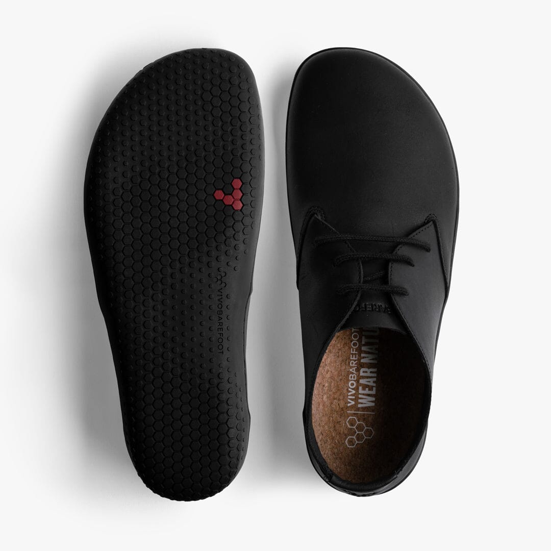 Vivobarefoot Ra IV Mens Barefoot Shoes Obsidian US 7 EU 40 