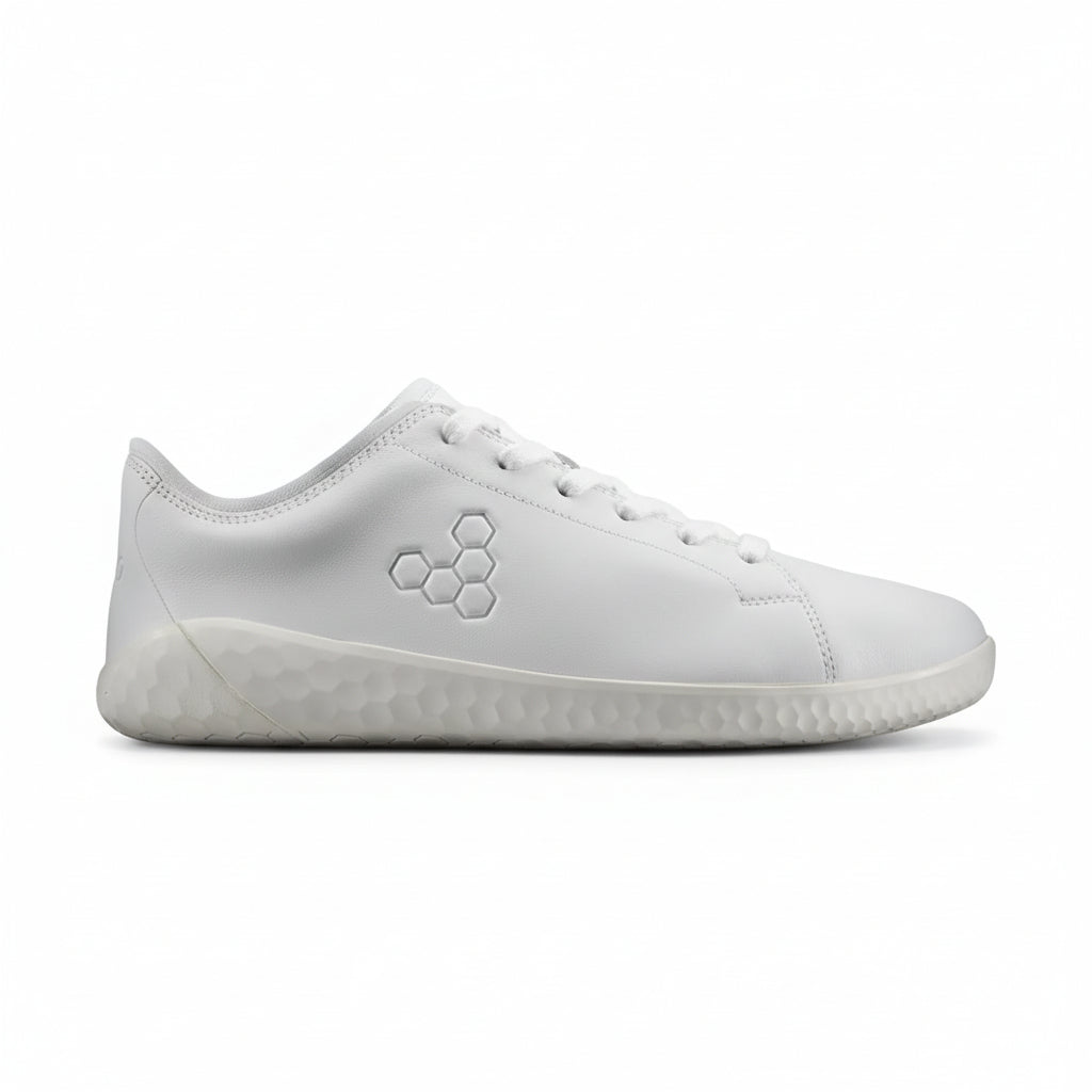Vivobarefoot Geo Court IV Mens Barefoot Shoes Bright White US 7 EU 40 