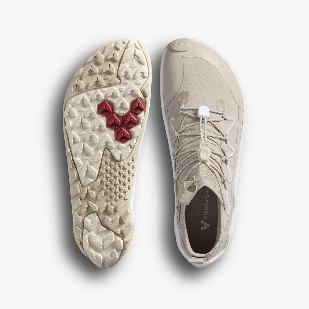 Vivobarefoot Primus Trail Flow Mid Mens Barefoot Shoes Peyote US 8 EU 41 