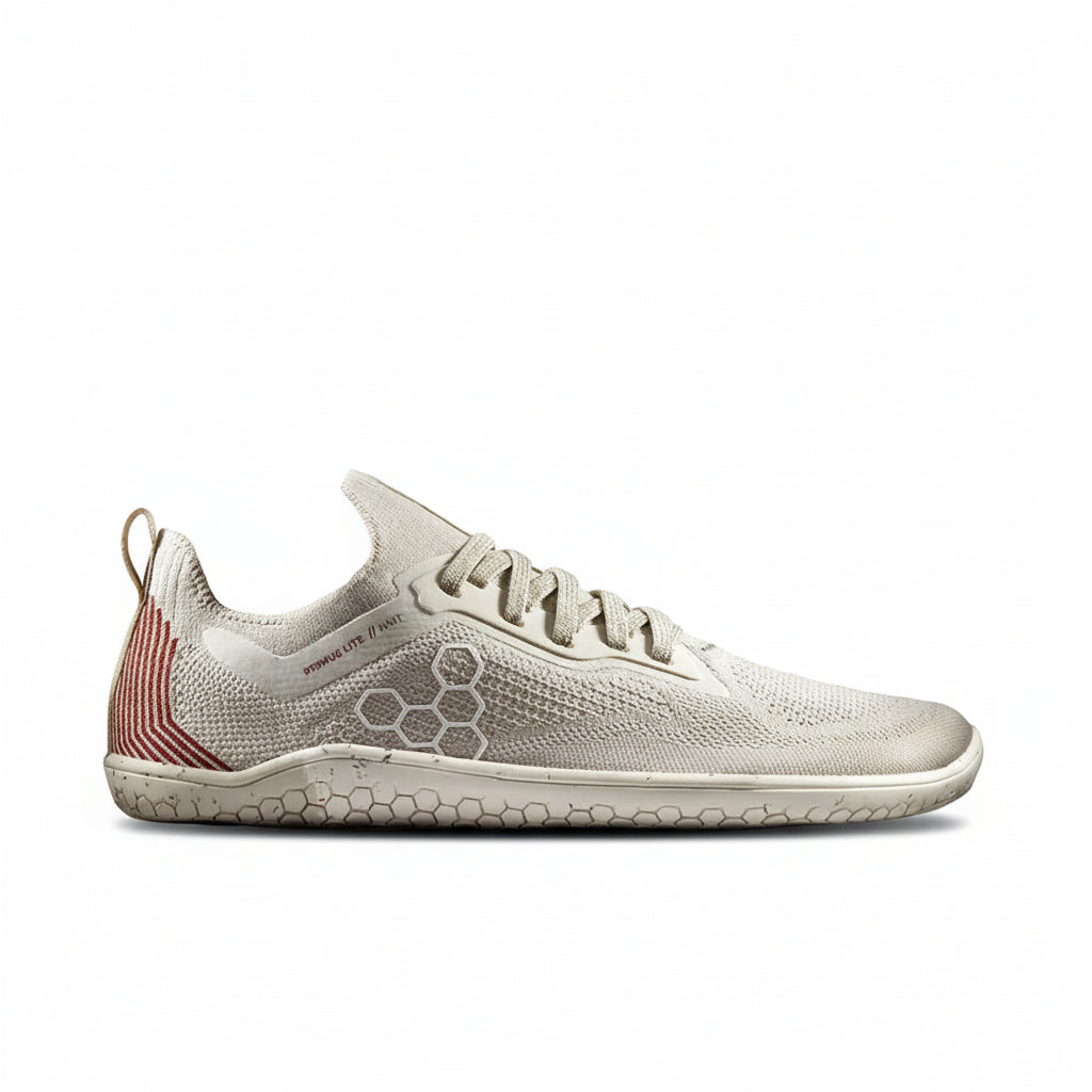 Vivobarefoot Primus Lite Knit Mens Barefoot Shoes Silver Lining US 9 EU 42 