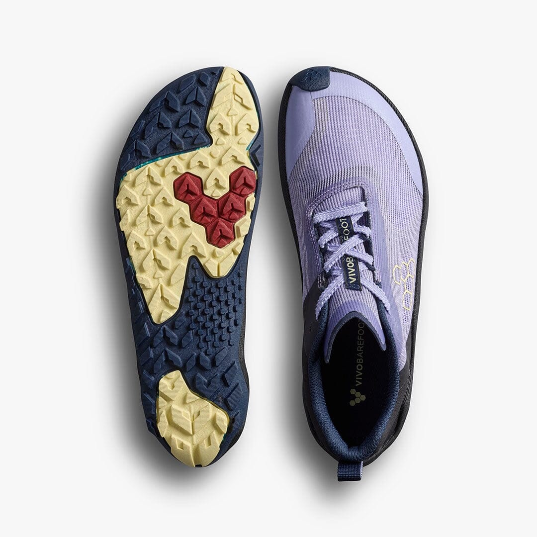 Vivobarefoot Primus Trail Flow Mens Barefoot Shoes Sweet Lavender US 10 EU 43 