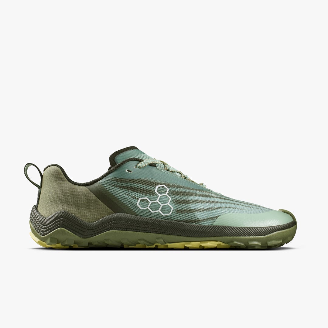 Vivobarefoot Primus Trail Flow Mens Barefoot Shoes Glacial Green US 7 EU 40 