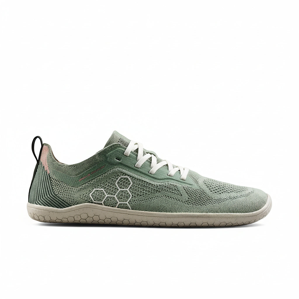 Vivobarefoot Primus Lite Knit Natural Womens Barefoot Shoes - Dusty Green