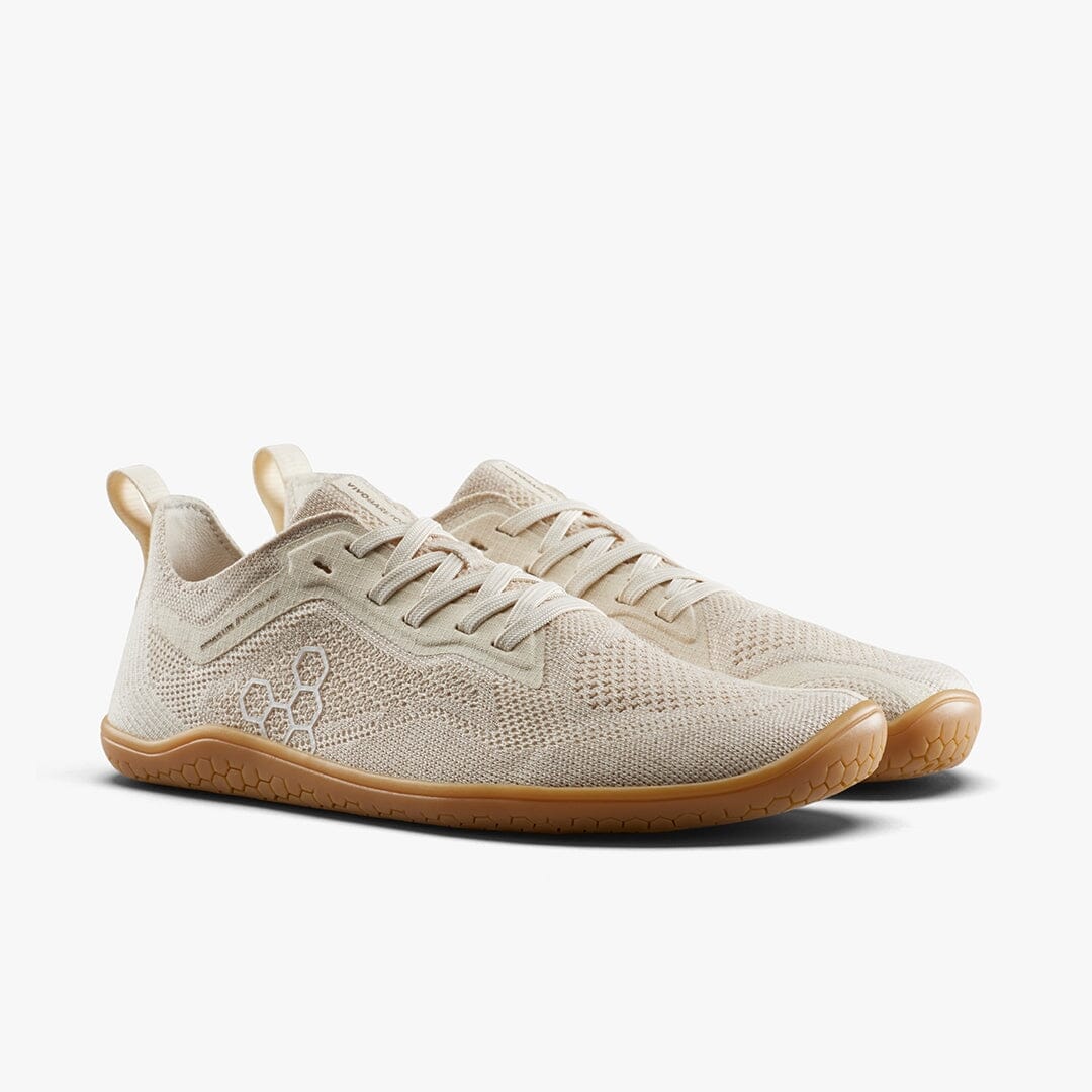 Vivobarefoot Primus Lite Knit Natural Mens Barefoot Shoes 