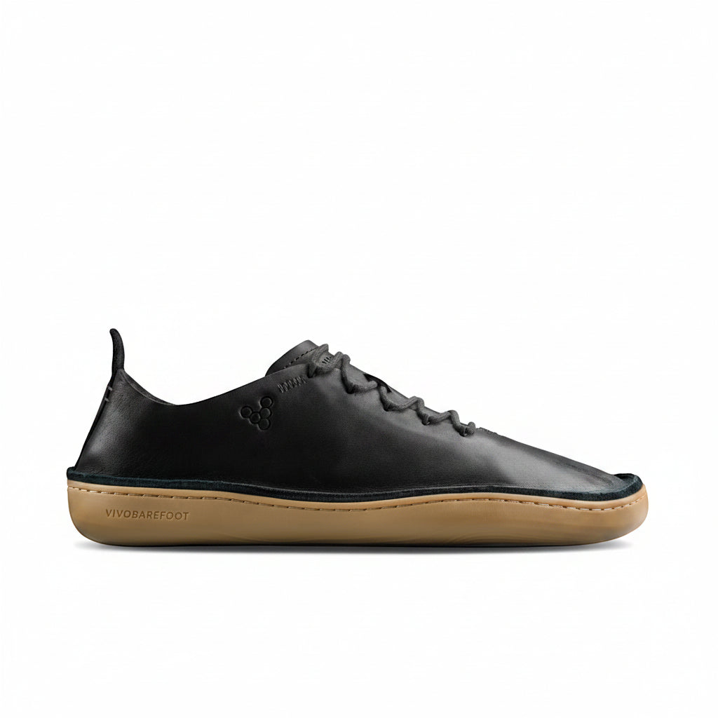 Vivobarefoot Sensus Moc Lace Up Leather Mens Barefoot Shoes Eclipse US 7 EU 40 
