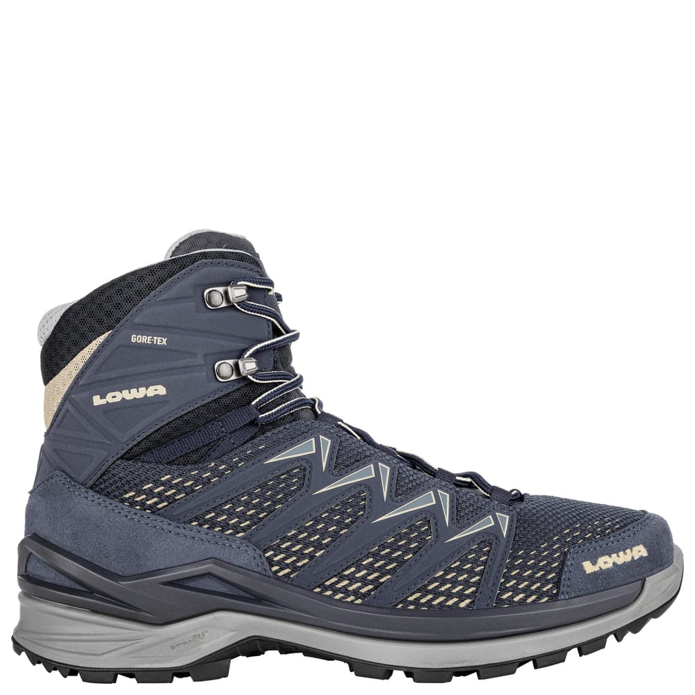 Lowa Men's Innox Pro GTX Mid Hiking Shoes Denim/Dune UK 8.5 