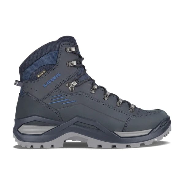 Lowa Men's Renegade EVO GTX Mid Hiking Shoes - Navy/Grey