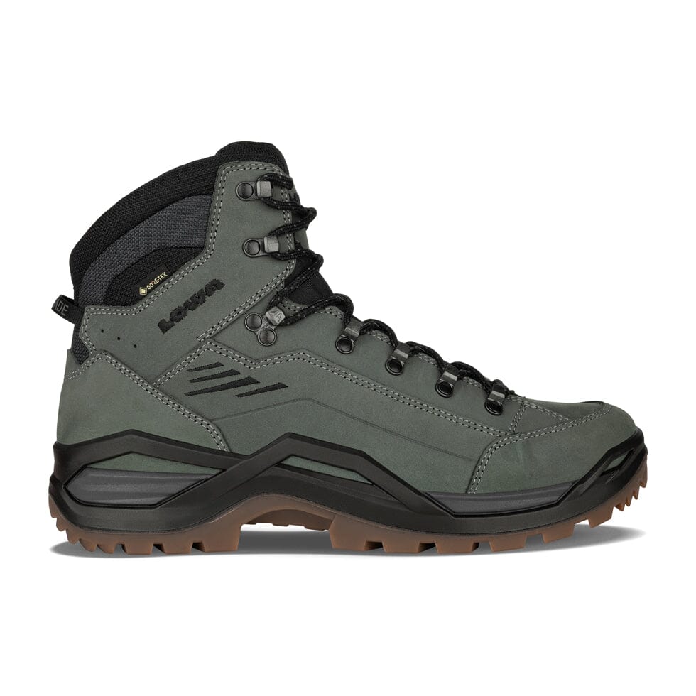 Lowa Men's Renegade EVO GTX Mid Hiking Shoes - Dark Grey/Black