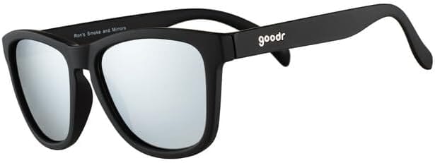 goodr OG - Sports Sunglasses - Ron's Smoke & Mirrors Default One Size 