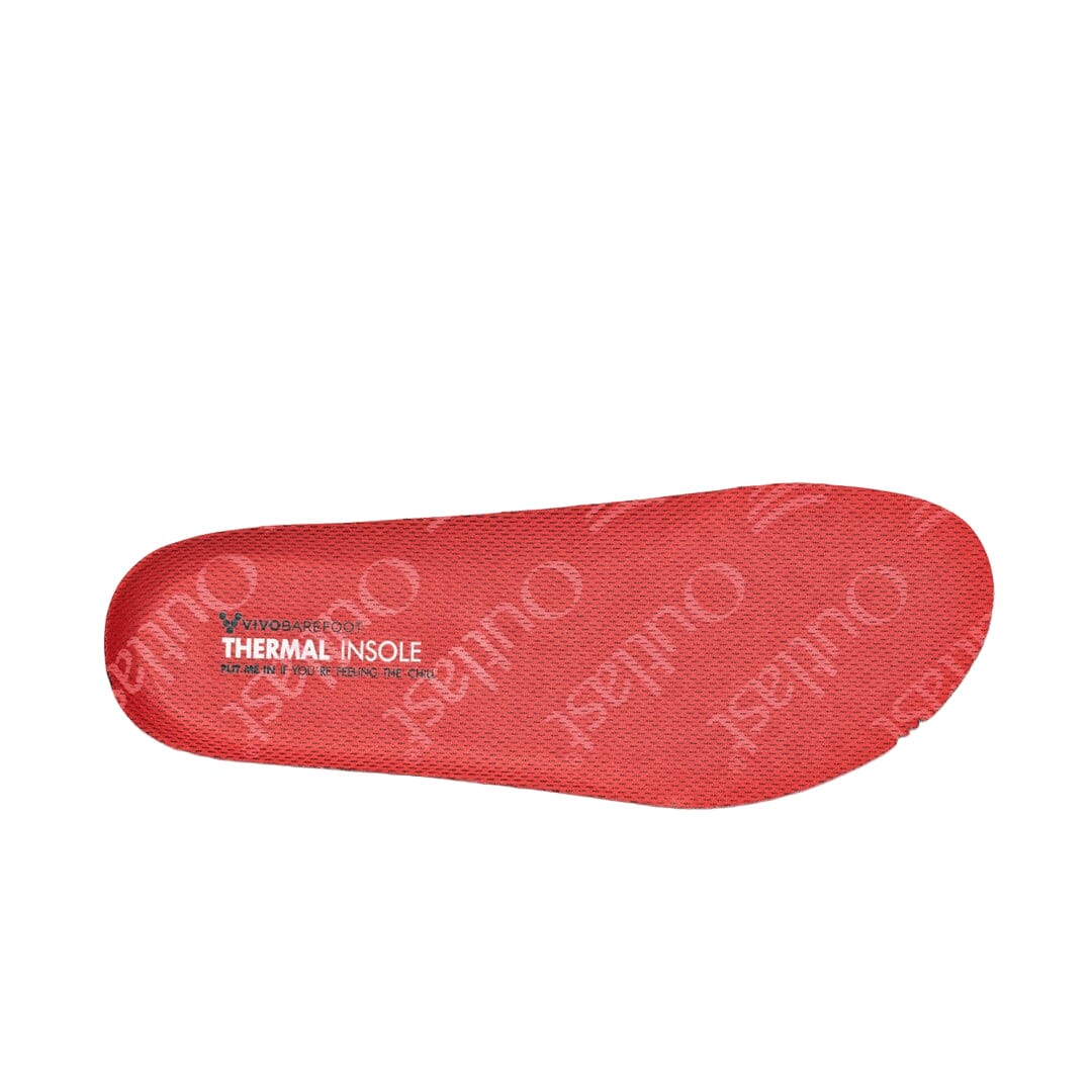 Vivobarefoot Thermal Insole Mens Red US 9 EU 42 