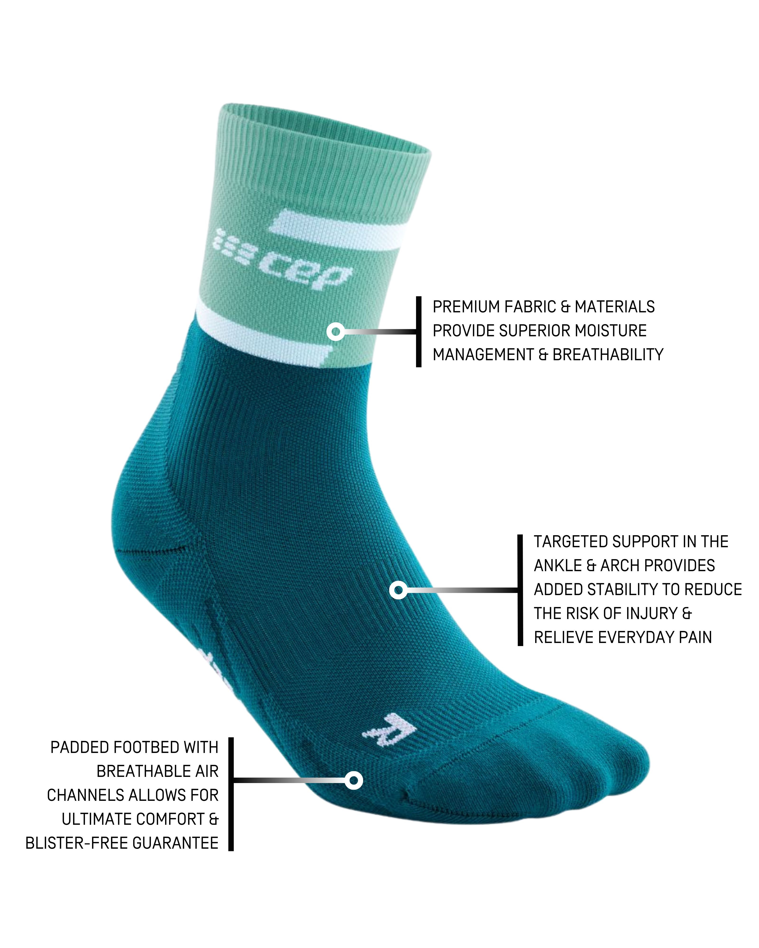 CEP The Run Compression Mid Cut Socks 4.0, Women 