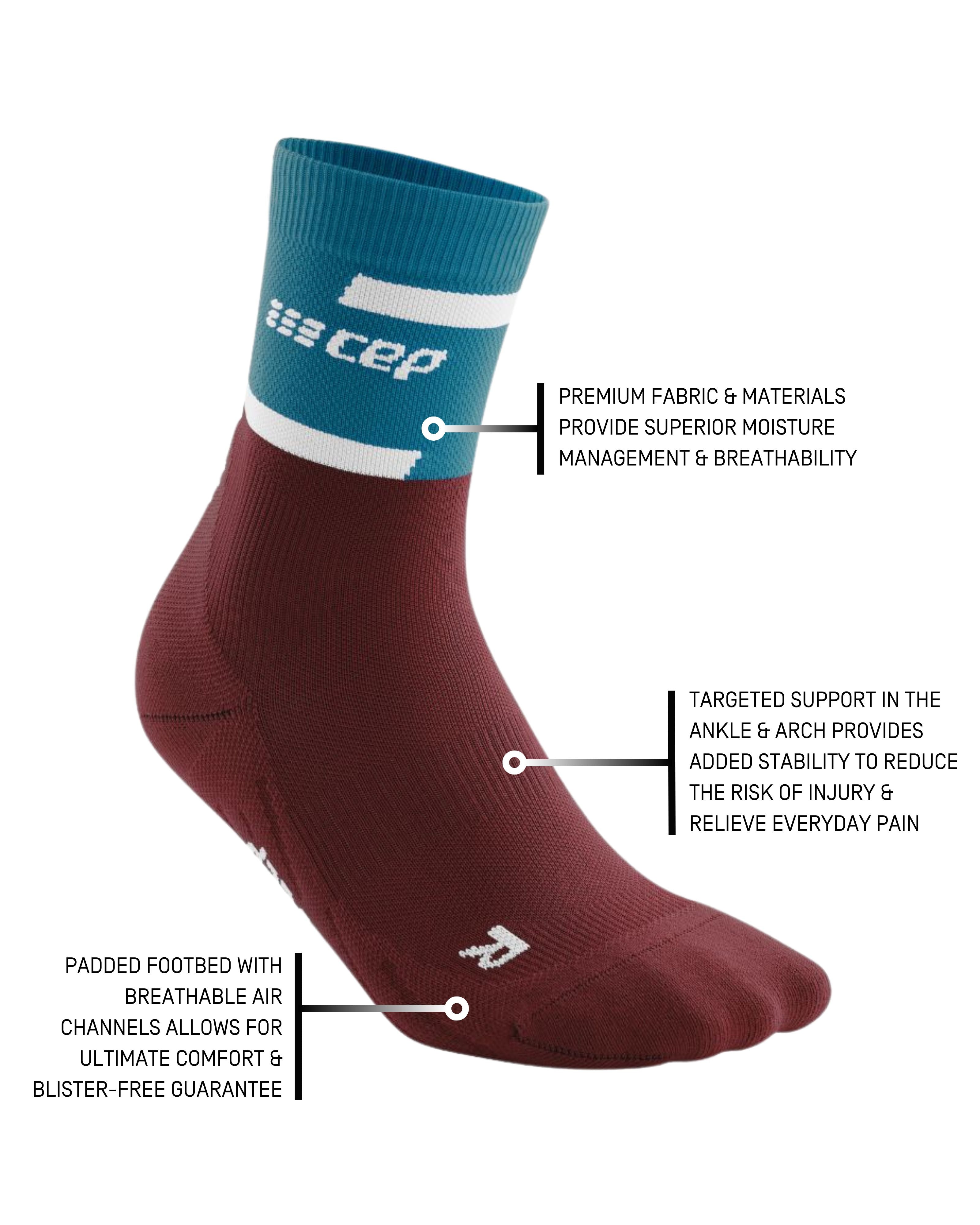 CEP The Run Compression Mid Cut Socks 4.0, Women 