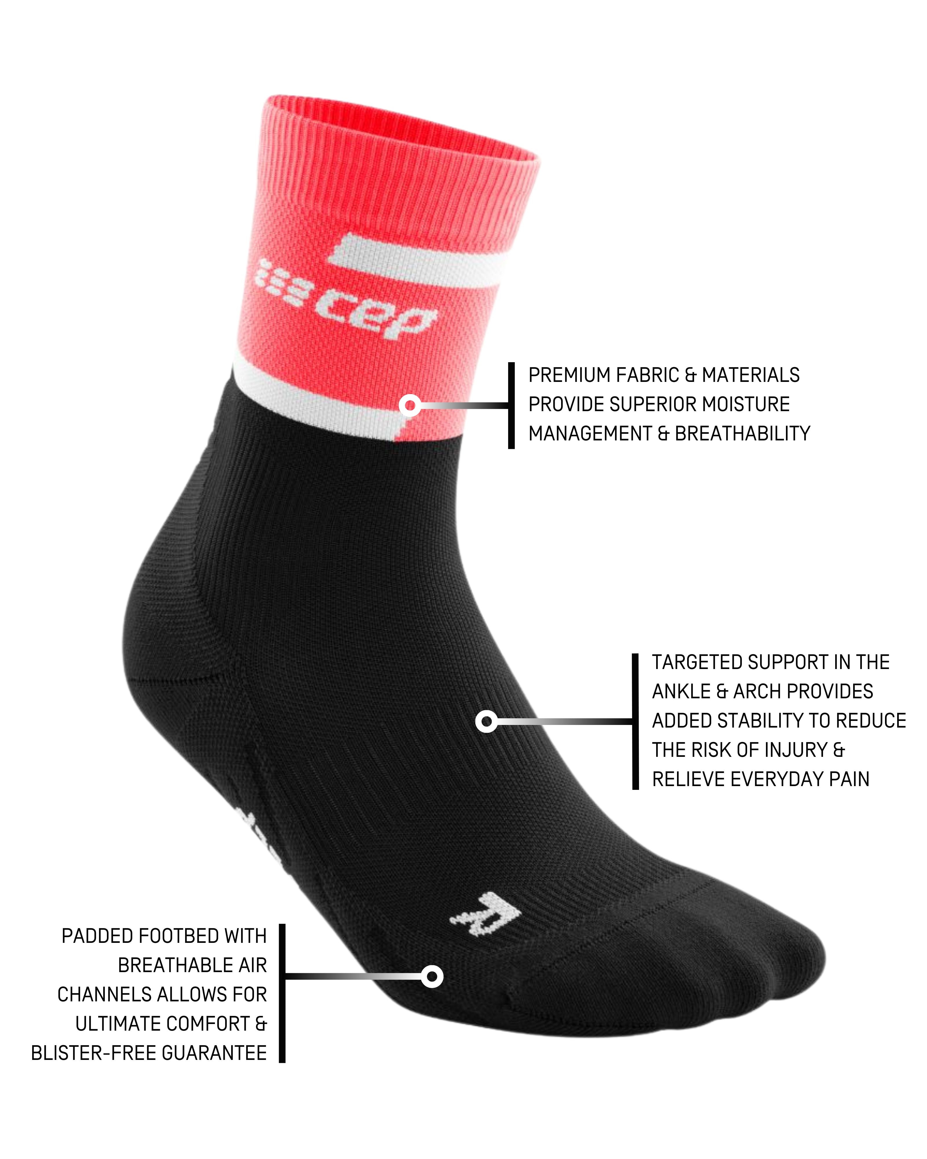 CEP The Run Compression Mid Cut Socks 4.0, Women 