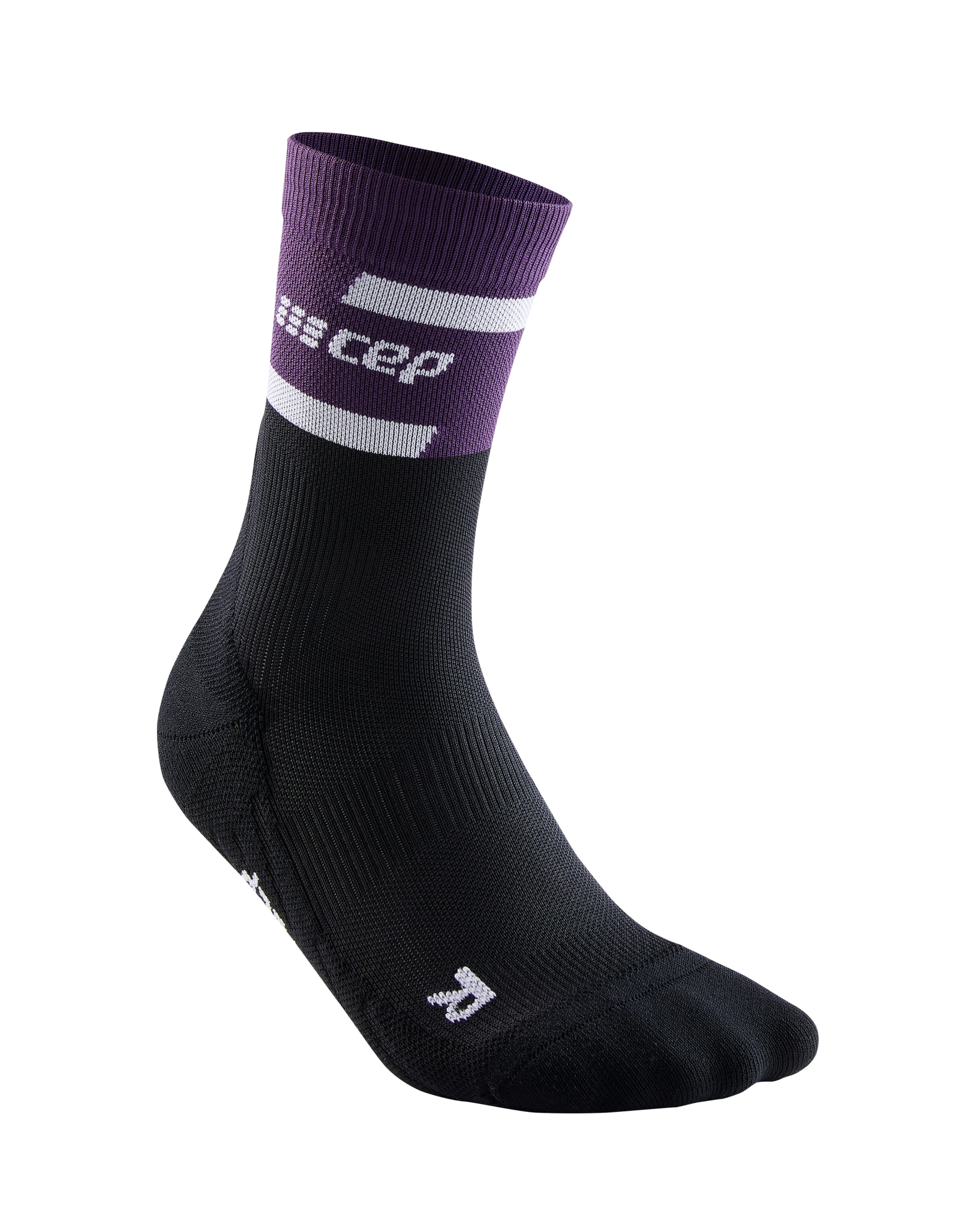 CEP The Run Compression Mid Cut Socks 4.0, Women Violet/Black SM 