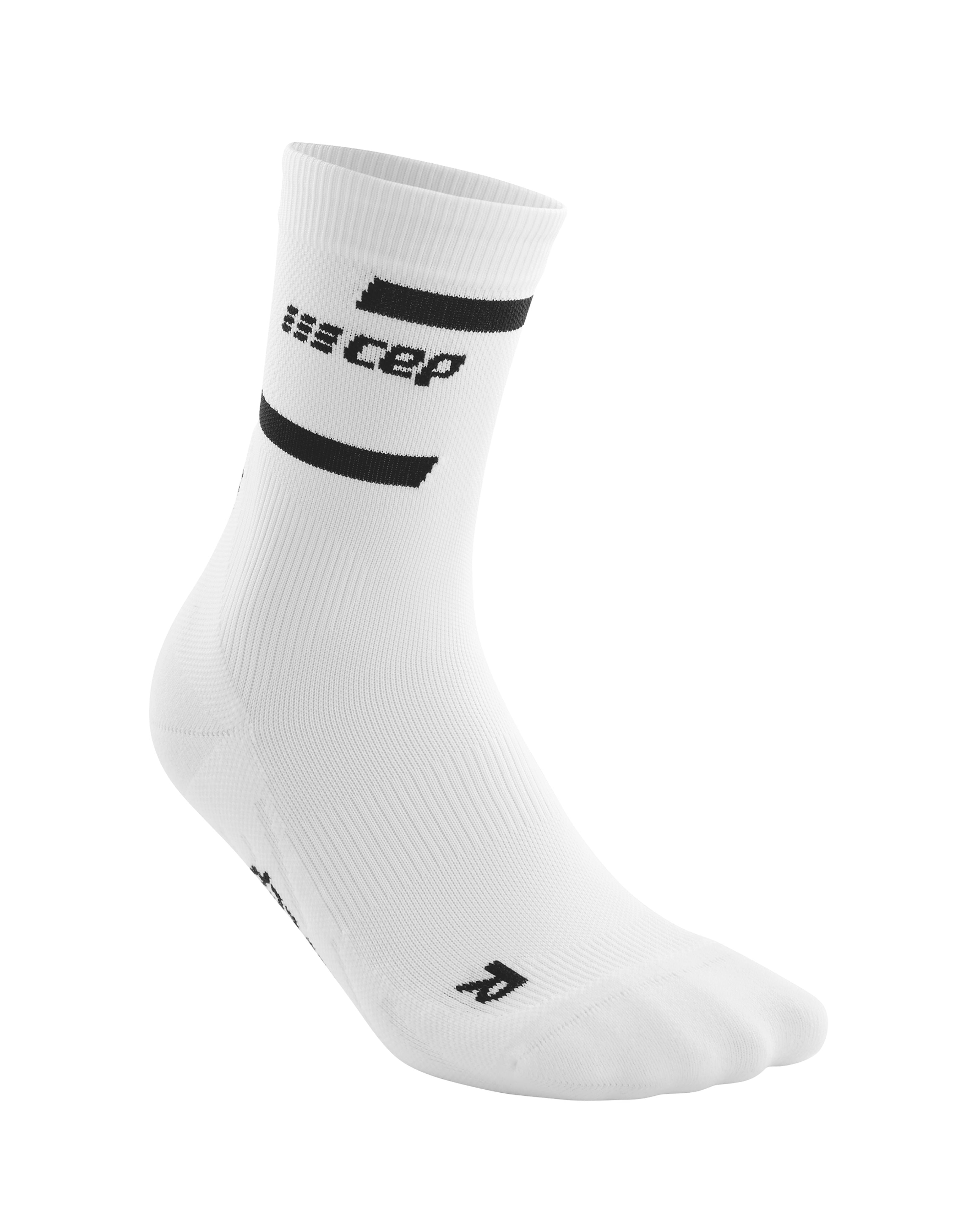 CEP The Run Compression Mid Cut Socks 4.0, Women White SM 