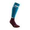 CEP The Run Compression Tall Socks 4.0, Men Petrol/Dark Red III 