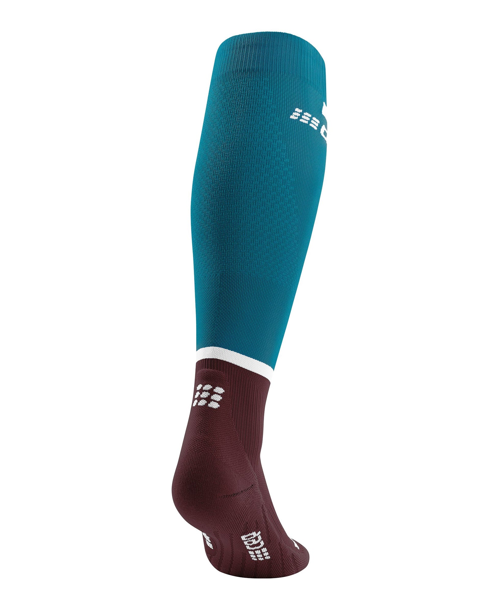 CEP The Run Compression Tall Socks 4.0, Men Petrol/Dark Red III 